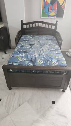Child's bed with mattress