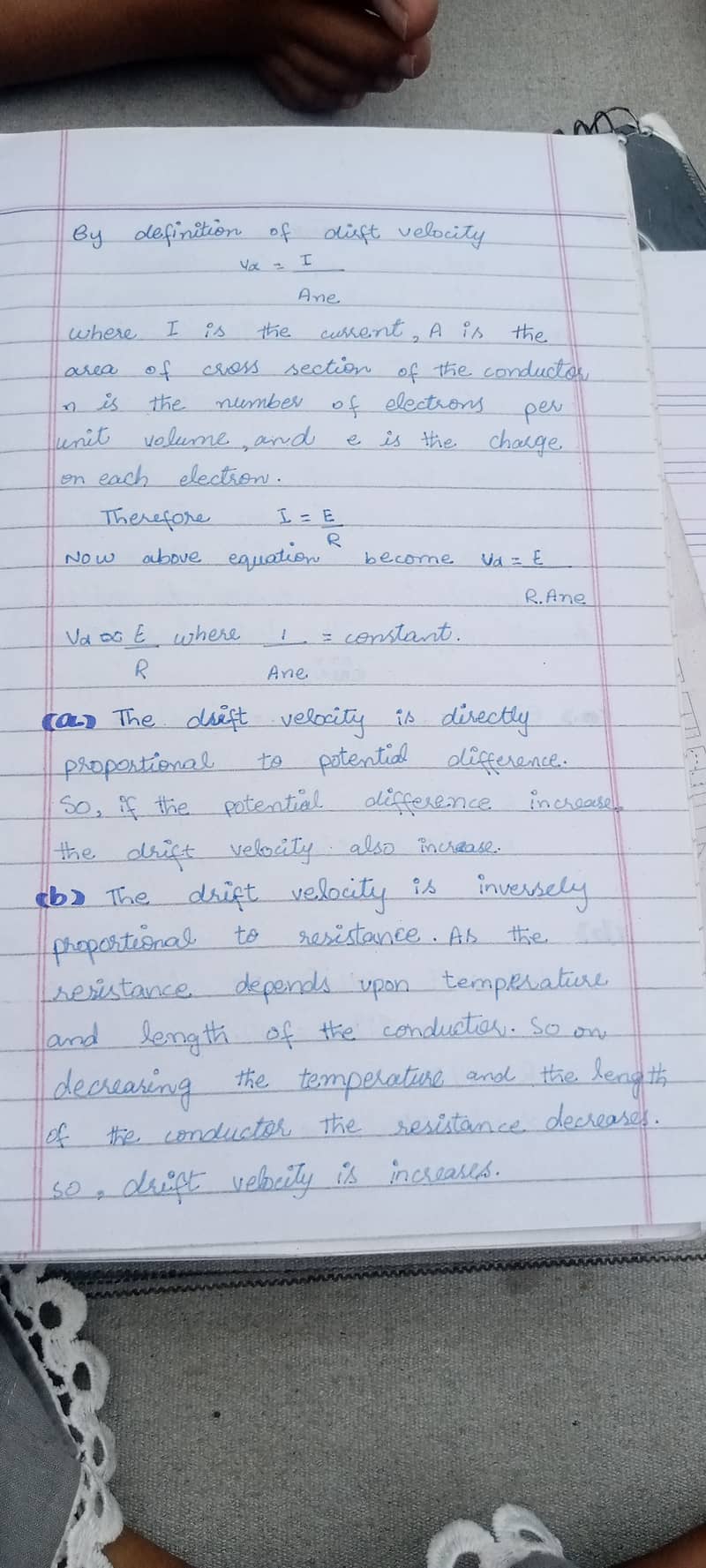 Assignment hand writing 18