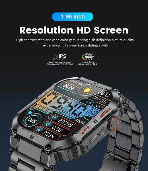 Smart watch Bluetooth call Health fitness,heart rate,blood pressure 3