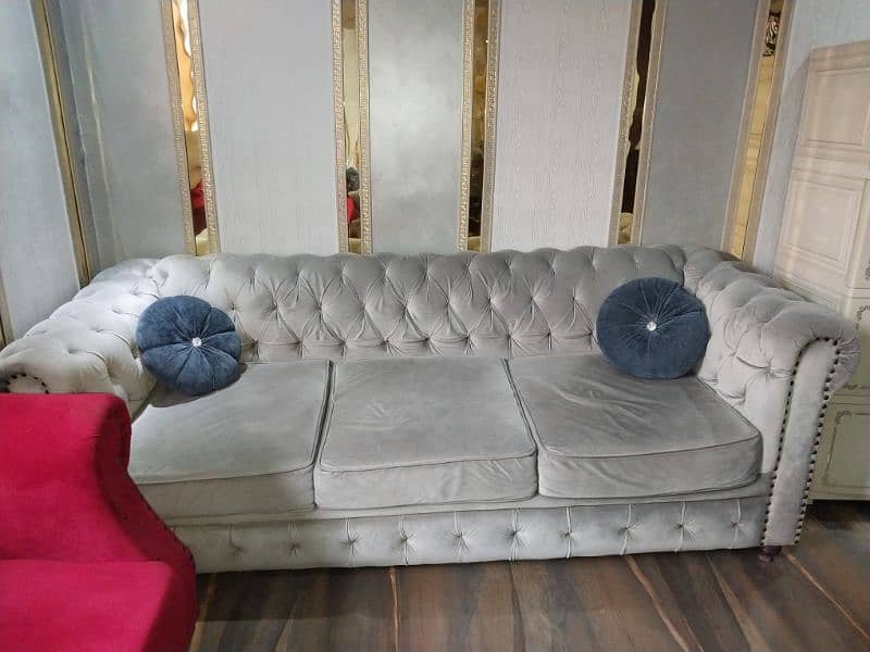 Good condition 7 seater sofa set sell 0