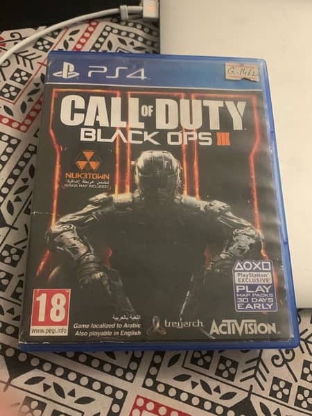 Ps4 with controller and call of duty BO3 2