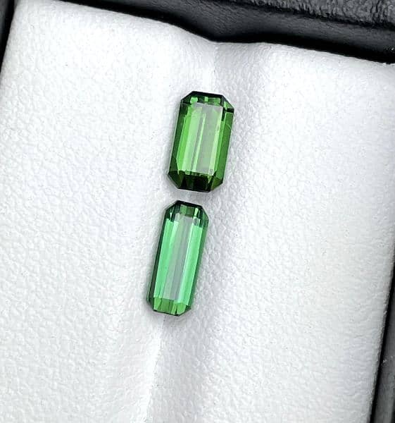 2 carats Green Colour Beautiful Tourmaline Facete From Afghanistan 2