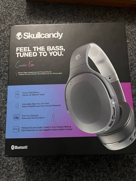 Skullcandy crusher sensory base evo and anc headphone in new condition 8