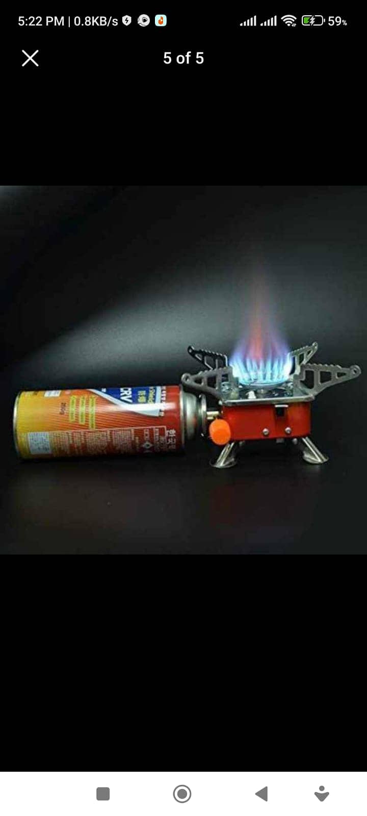 Portable Campaign Stove|Outdoor cooking Burner 4