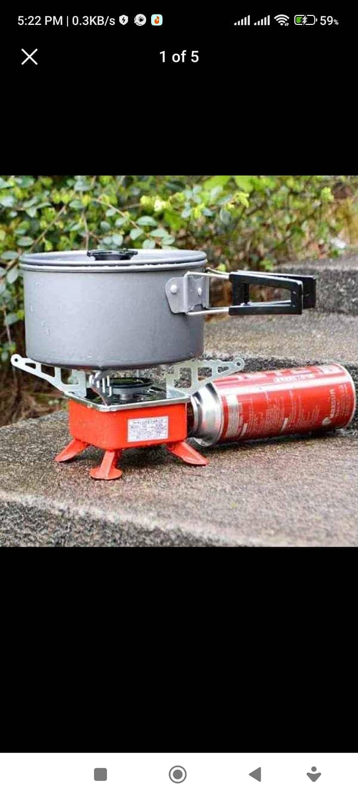 Portable Campaign Stove|Outdoor cooking Burner 5