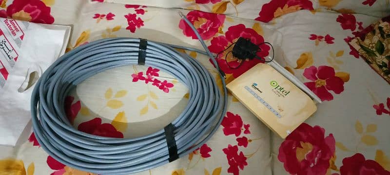 Cat 6 dahua genuine cable + Router ptcl 0