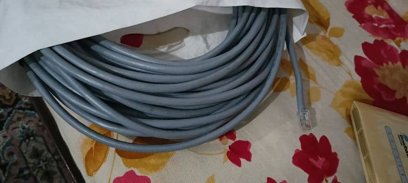 Cat 6 dahua genuine cable + Router ptcl 3