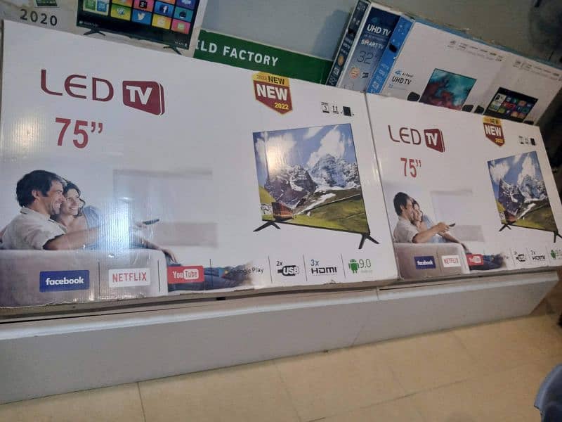 1 Year Warranty 75 Inches Smart Led TV FHD 4K 1