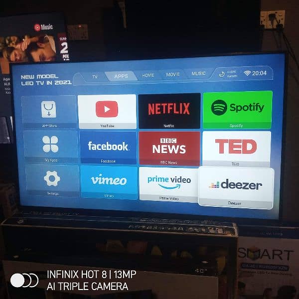 1 Year Warranty 75 Inches Smart Led TV FHD 4K 3