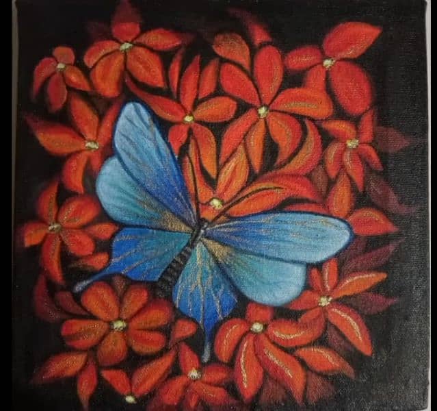 Aesthetic Butterfly Painting 0