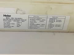 haier 1.5 ton non inverter ac orignal condition