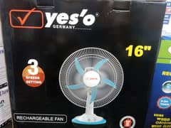 Rechargeable fan yeso best quality no1
