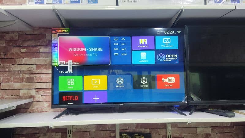 Introducing the newest 46" Android Smart LED TV, 2024 model, exclusive 1
