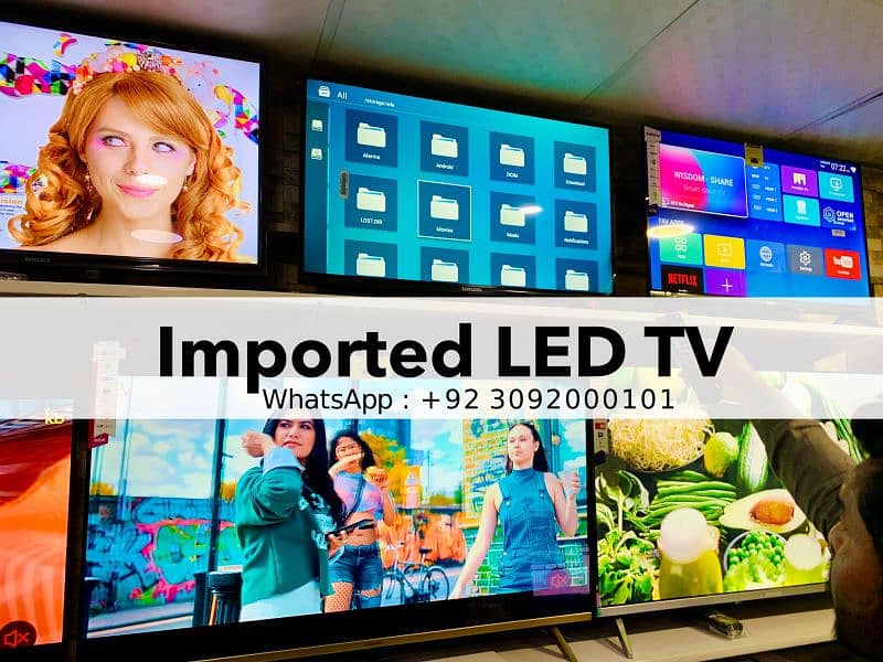 Introducing the newest 46" Android Smart LED TV, 2024 model, exclusive 4