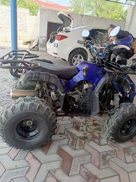 4 wheel bike self start disk brake revars gair kotla Arab Ali khan 6