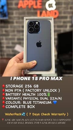 IPHONE 15PRO MAX DUAL PHYSICAL