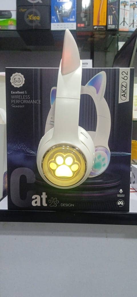 Cat design Headphones Premium Quality 2
