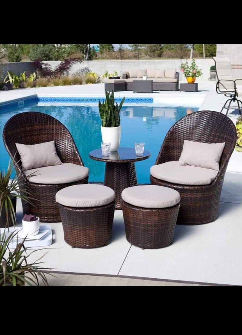 Garden chair / Outdoor Rattan Furniture / UPVC outdoor chair / chairs 5