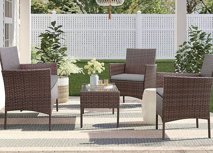 Garden chair / Outdoor Rattan Furniture / UPVC outdoor chair / chairs 14