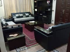 8 seater sofa with coffee table and 2 side tables
