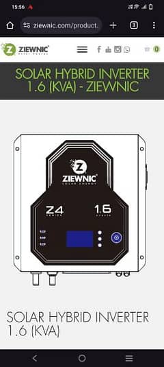 New Ziewnic Z4 Series 1.6 KVA (1000 Watt)