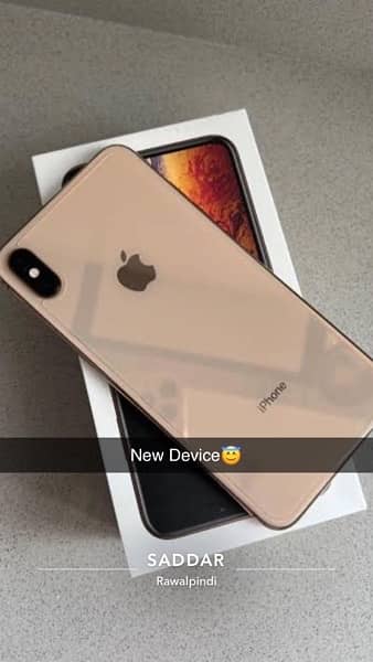 Iphone Xs 64 GB PTA physical sim Gold color 0