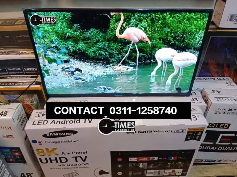 Led tv New 43 inch android smart led tv new model 2024 8