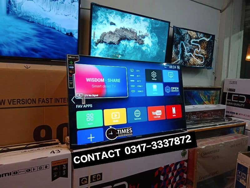 Led tv New 43 inch android smart led tv new model 2024 10