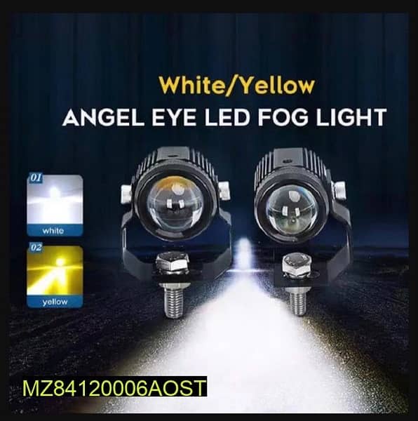 400 mini drive light two colours yellow and white 1