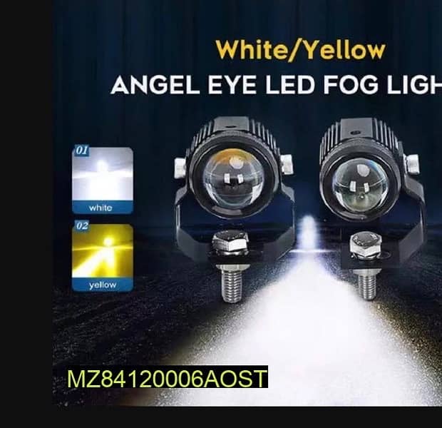 400 mini drive light two colours yellow and white 2