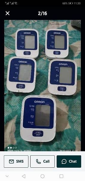 OMRON Blood pressure monitor, machine, Glucometer and Nebuliser 6