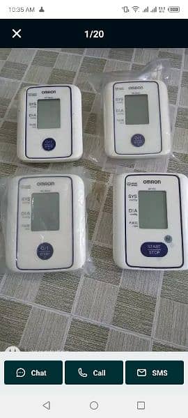 OMRON Blood pressure monitor, machine, Glucometer and Nebuliser 8