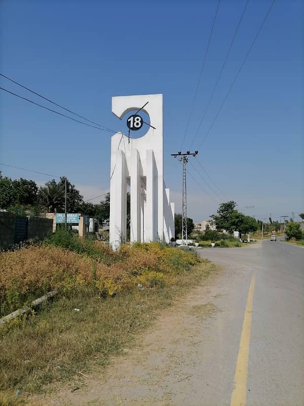216 Square Yard Commercial Plot Available. For Sale in C-18 Rawalpindi Housing Society. 2