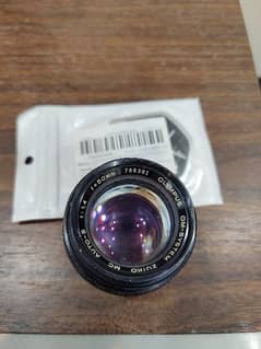 Olympus om auto 1.4 vintage camera lens