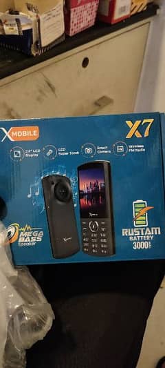 Xmobile 7. Box And Charger available use only 25 days