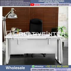 Exective office table manager desk study chair workstation staff CEO