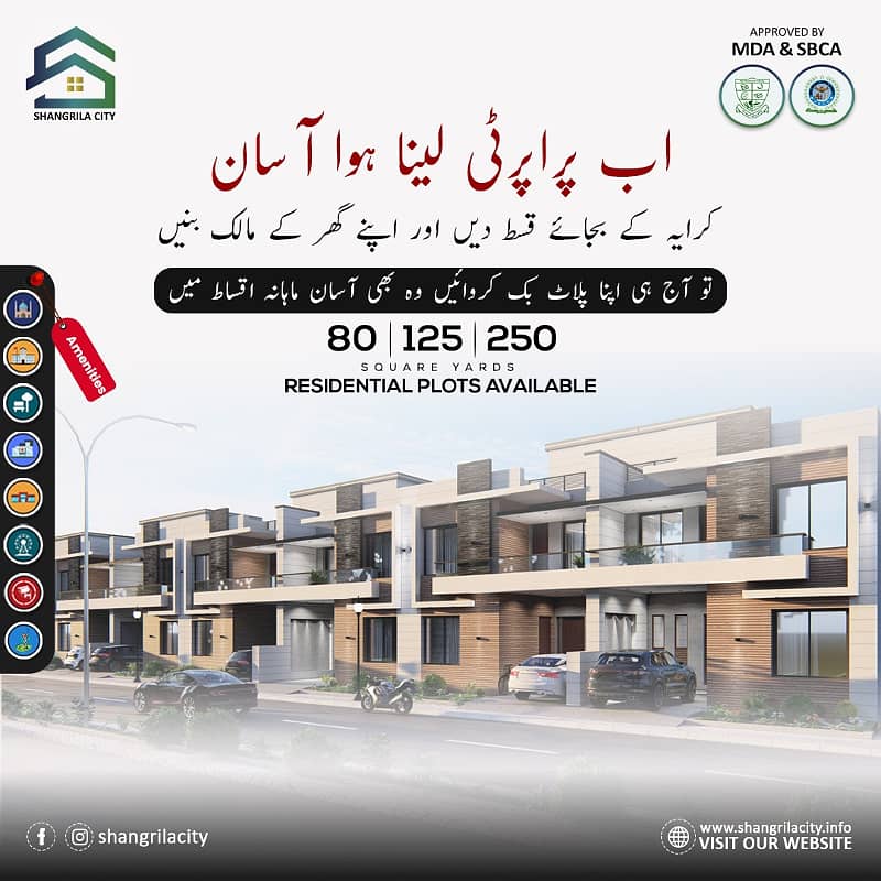 100 & 400 Sq yd Commercial Plots on 25,000 Monthly 8