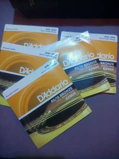 D'addario Acoustic Guitar Strings 0