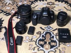 Canon 5D Mark III with three lenses for sale