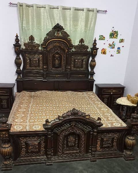 Chinyoti King Size Bed Set 0