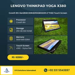Lenovo Thinkpad Yoga x380 with Stylus pen