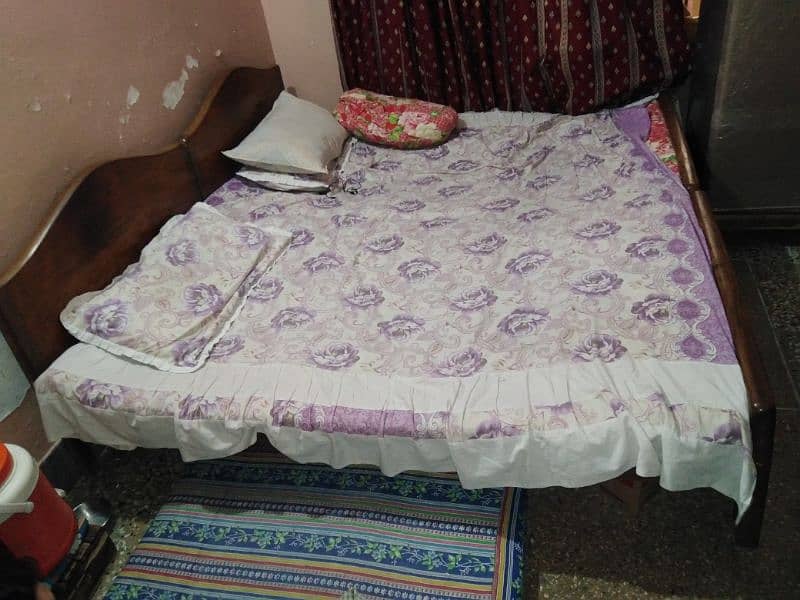 two single beds & two single mattress 2