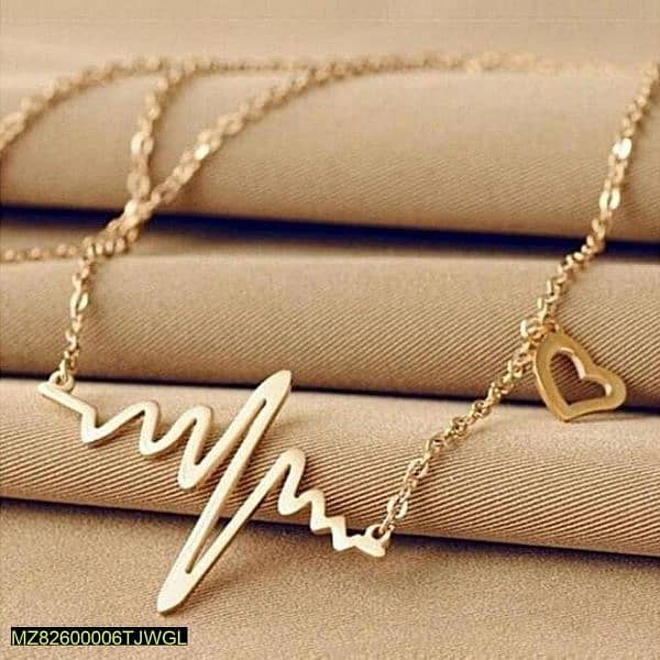 Heart beat necklace 0