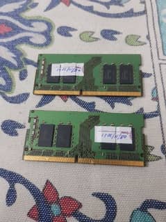 Laptop Rams 8GB X 2 DDR4