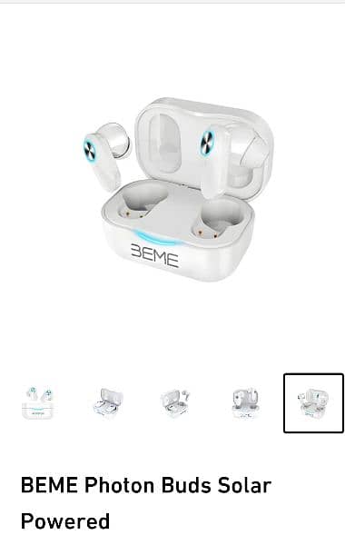 Beme ear buds Bluetooth 5.3 with Solar Charge 1