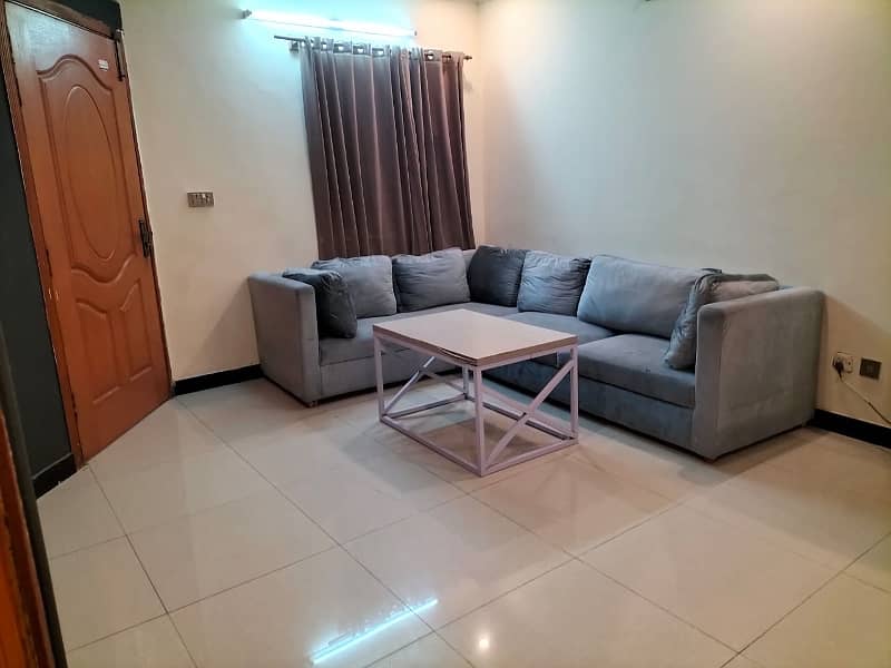 1 bed full furnished flat available for rent in civic center phase 4 bahria town Rawalpindi 1