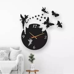Wooden Wall Clock Fairy Home Decor Wall clock