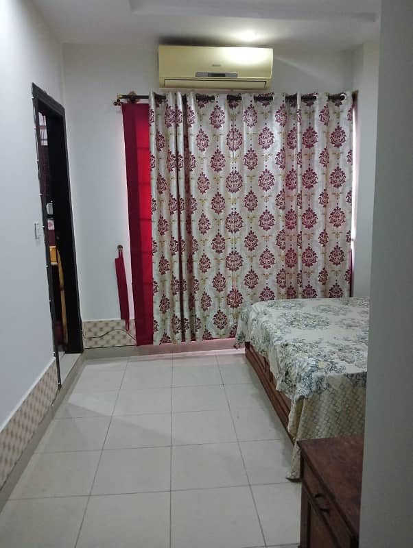 Fully furnished 2 bed flat for rent in empire hights phase 6 bahira Town 1