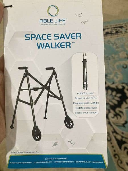 UK IMPORTED ABLE LIFE SPACE SAVER WALKER 3