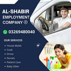 House maids , Couples, Baby Sitter , Chef ,Cook , Patient Care ,Driver